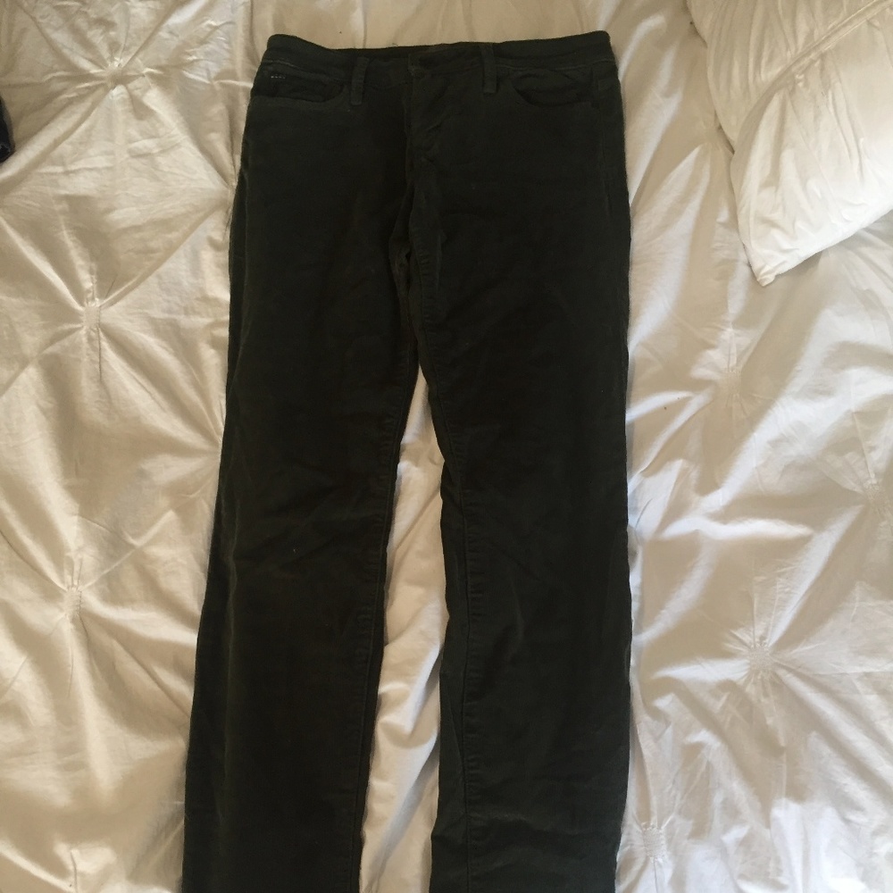 Forest green Joe's Jeans super soft corduroys